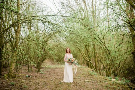 BEST Landscape Spring Blossom At Denfurlong Farm & Ellie Lowe Wedding Dress - Cotswold Tipis Spring Open Day