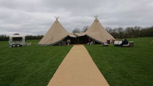 Cotswold Tipis Spring Open Day 2019 With Entrance Mat