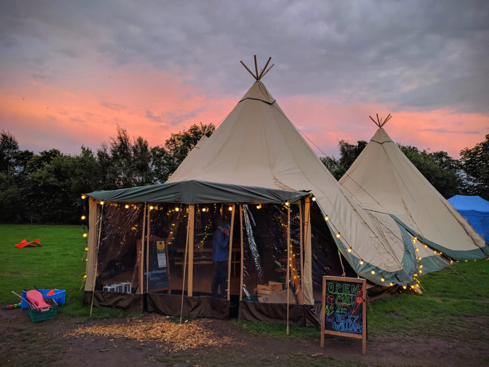 Cotswold Tipis at Edinburgh Festival Camping