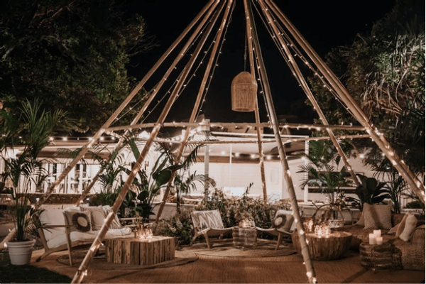 Naked Tipi Byron Bay Tipi Weddings Emma Wise Photography Cotswold Tipis